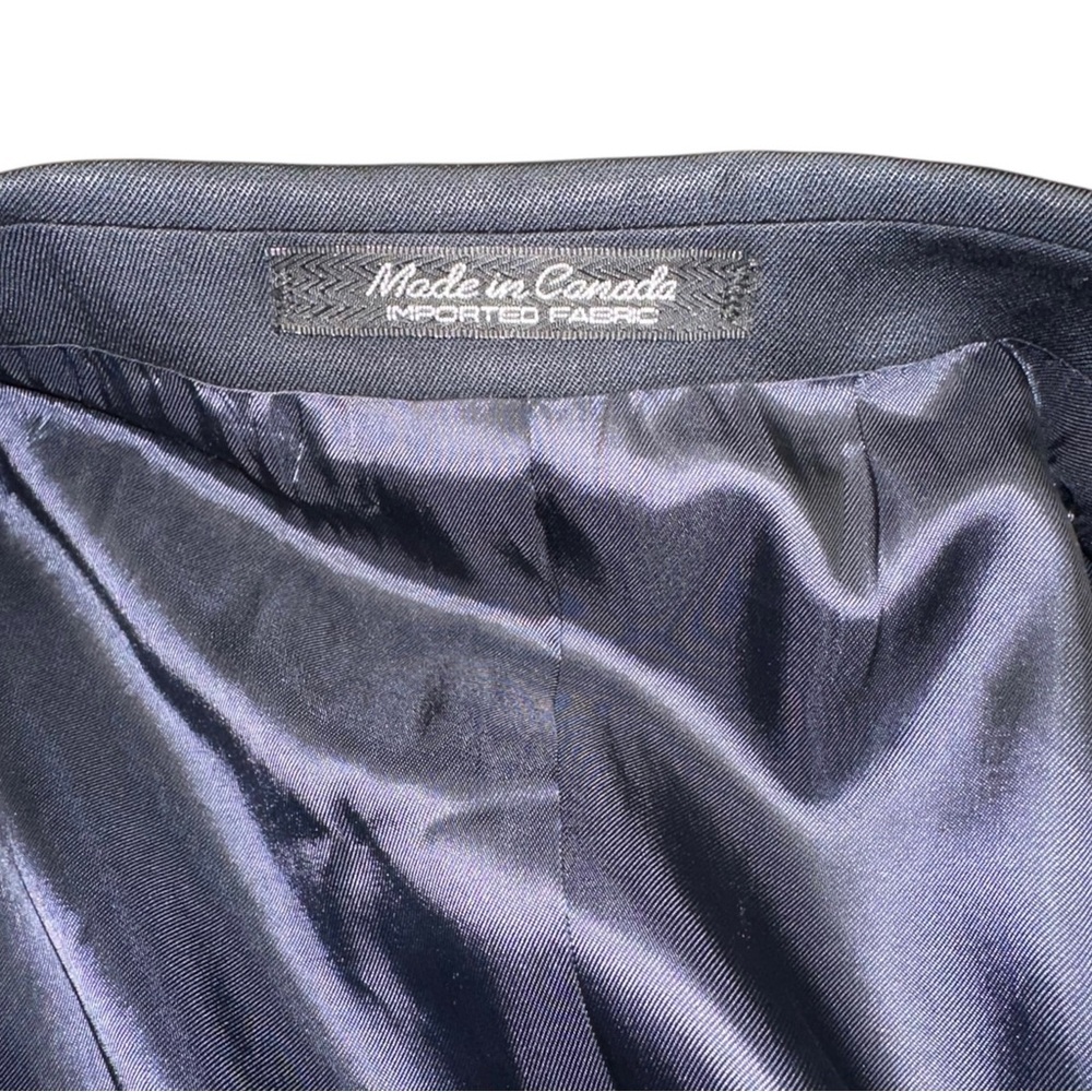 Ralph Lauren Men’s Navy Blue 100% Wool Sport Coat Blazer ~ Size 42 Tall - Picture 10 of 16